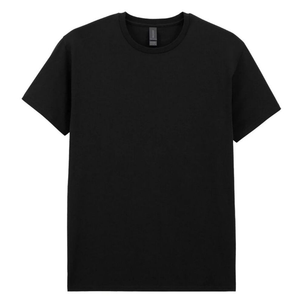 Gildan Mens Cotton Lightweight T-Shirt / Black